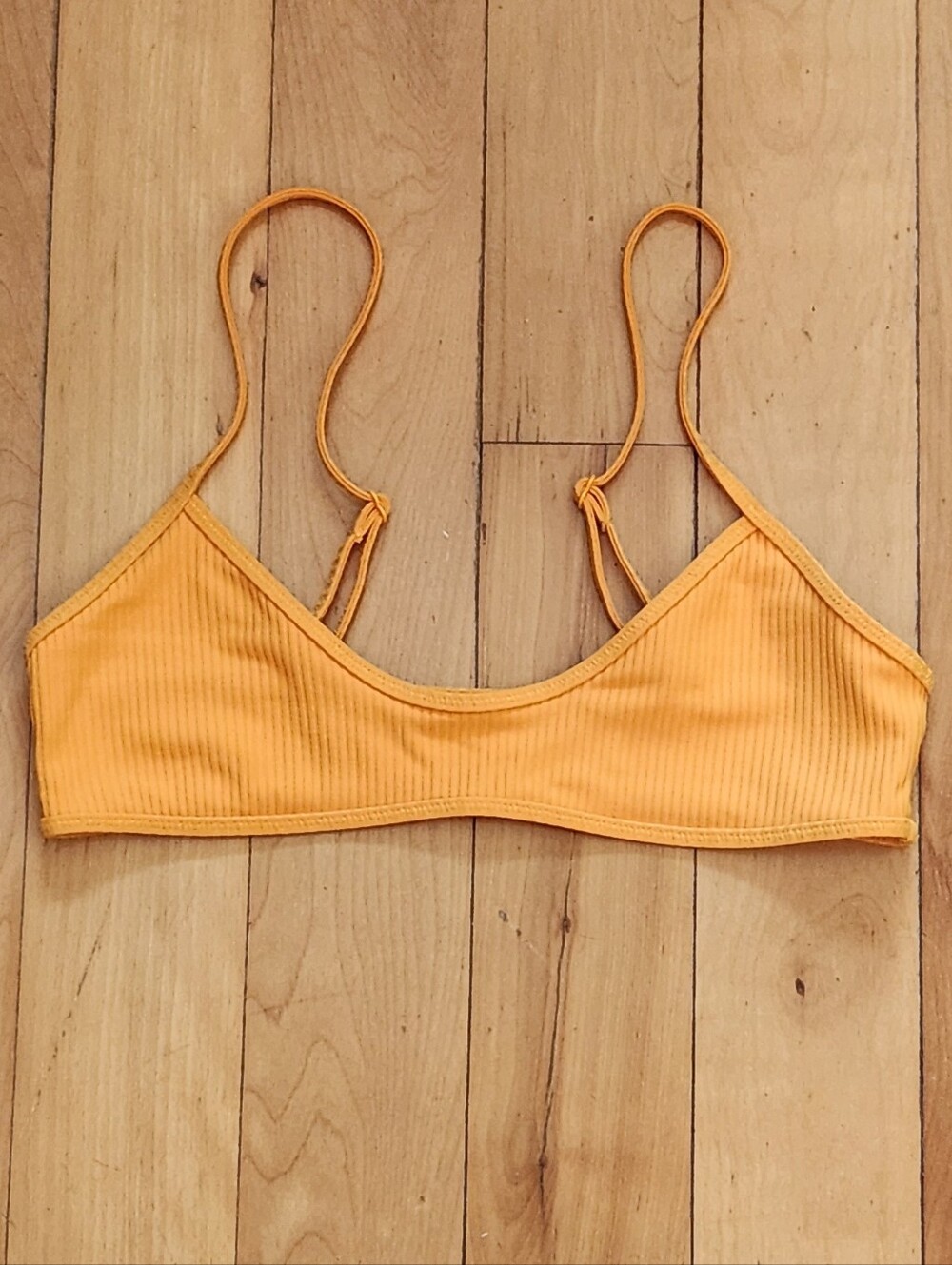 Tropic of C Rio Ribbed Bikini Top - M